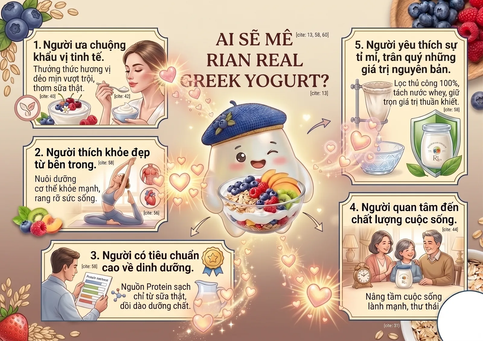 5 nhóm người yêu thích sữa chua Hy Lạp RiAn