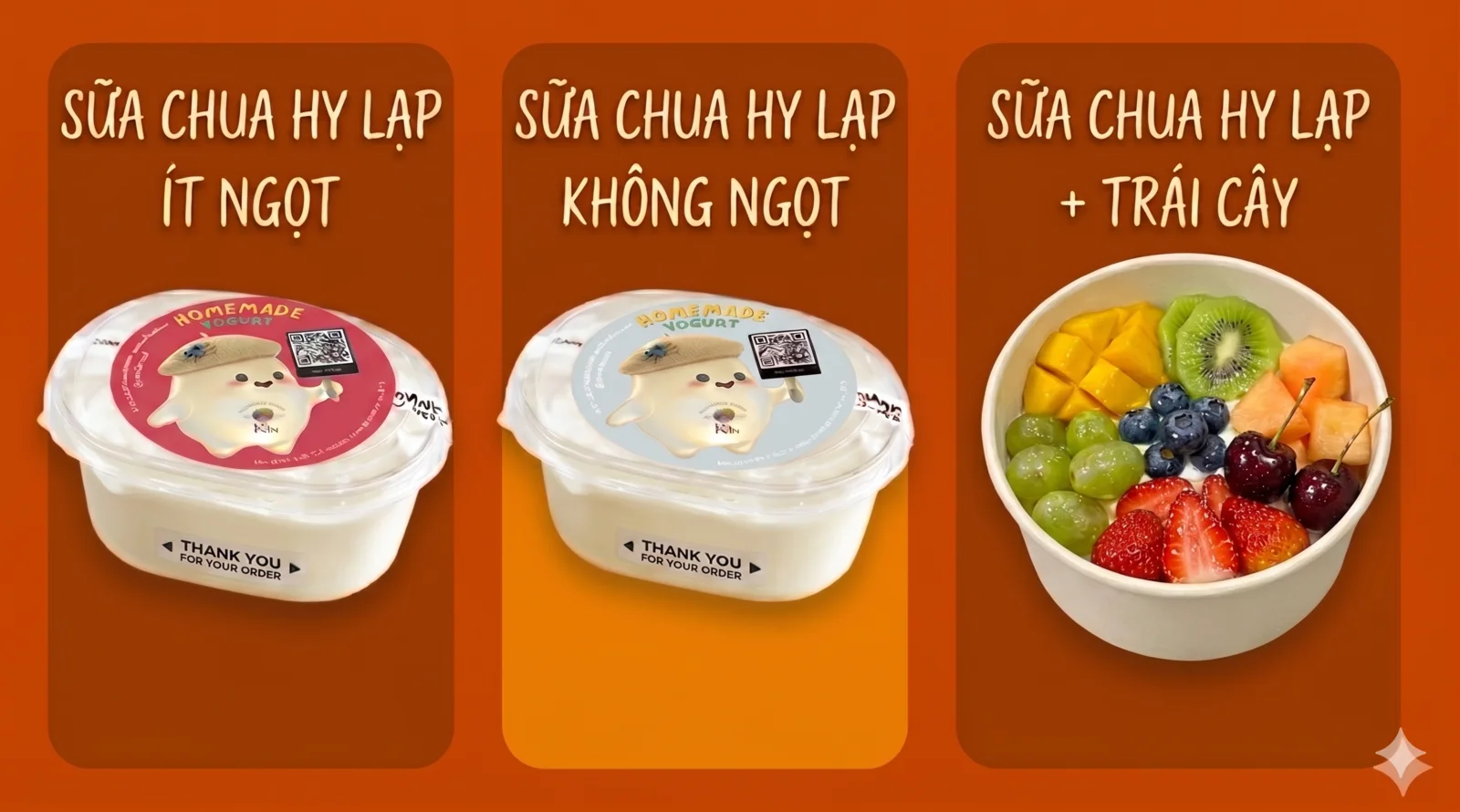 3 nhóm sữa chua Hy Lạp RiAn